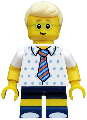 Минифигурка LEGO  Birthday Party Boy, Series 18 col327