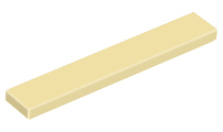 Tile 1 x 6, 6636 Tan N