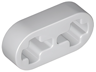 Деталь LEGO Technic, Liftarm Thin 1 x 2 - Axle Holes 41677 Light Bluish Gray U