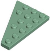 Wedge, Plate 6 x 4 Right, 48205 Sand Green N