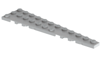 Wedge, Plate 12 x 3 Right, 47398 Light Bluish Gray U
