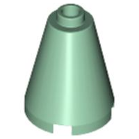 Cone 2 x 2 x 2 - Open Stud, 3942c Sand Green U