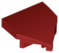 Wedge 2 x 2 x 2/3 Pointed, 66956 Dark Red U