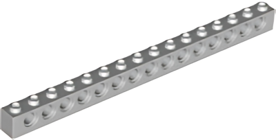 Деталь LEGO Technic, Brick 1 x 16 with Holes 3703 Light Bluish Gray U