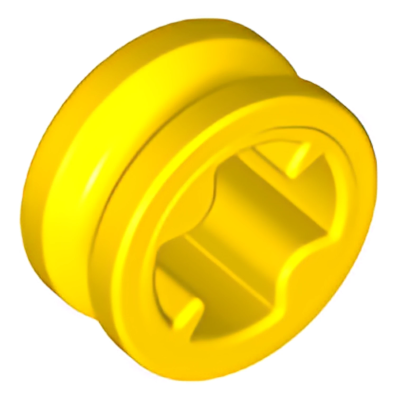 Деталь LEGO Technic Bush 1/2 Smooth 4265c Yellow U