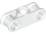 Technic, Axle and Pin Connector Perpendicular 3L with Center Pin Hole, 32184 White N