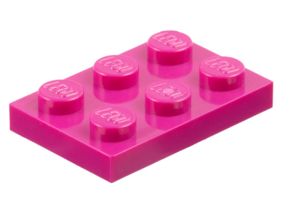 Plate 2 x 3, 3021 Magenta U