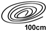 String, Cord Thin 100cm, x77ac100 Black N