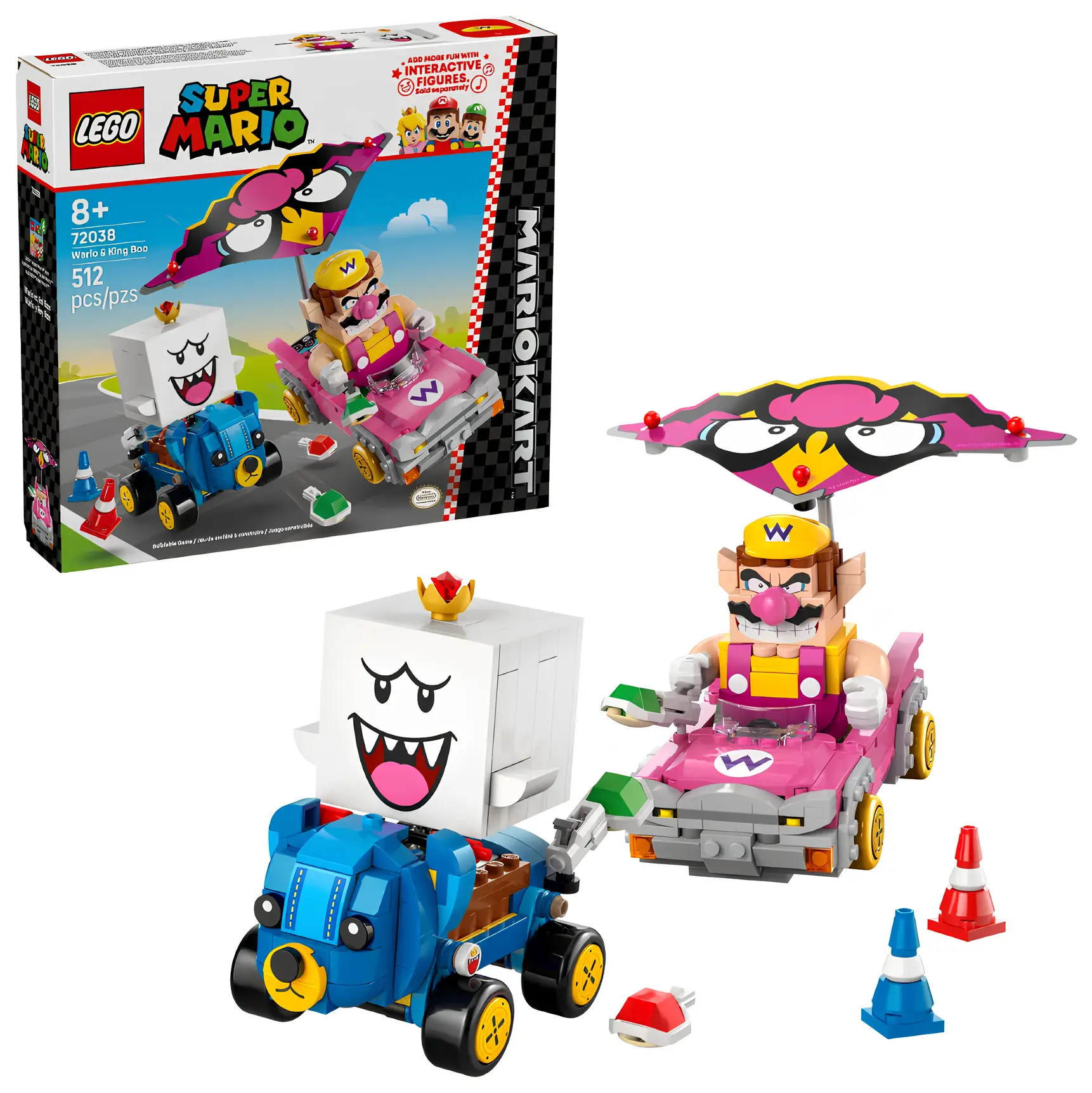 Конструктор LEGO Super Mario 72038 Mario Kart - Варио и Король Бу