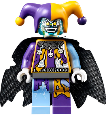 Минифигурка Lego Jestro - Bright Light Orange and Dark Purple nex087