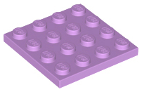 Plate 4 x 4, 3031 Medium Lavender U