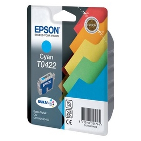 Картридж Epson T0422 Cyan Голубой C13T04214010