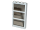 Window 1 x 4 x 6 with 3 Panes with Fixed Trans-Brown Glass, 6160c01  