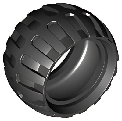 Деталь LEGO Шина Lego Tire 43.2mm D. x 26mm Balloon Small 61481 U
