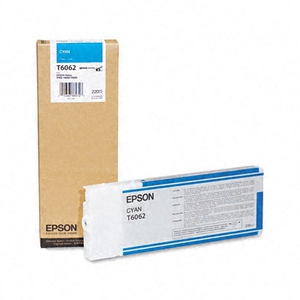 Картридж Epson T6062 Cyan голубой C13T606200 оригинальный