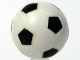 Ball, Sports Soccer with Black Pentagons Pattern, x45pb03