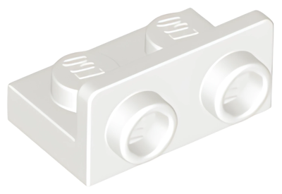 Деталь Lego Скоба Bracket 1 x 2 - 1 x 2 Inverted 99780 White U