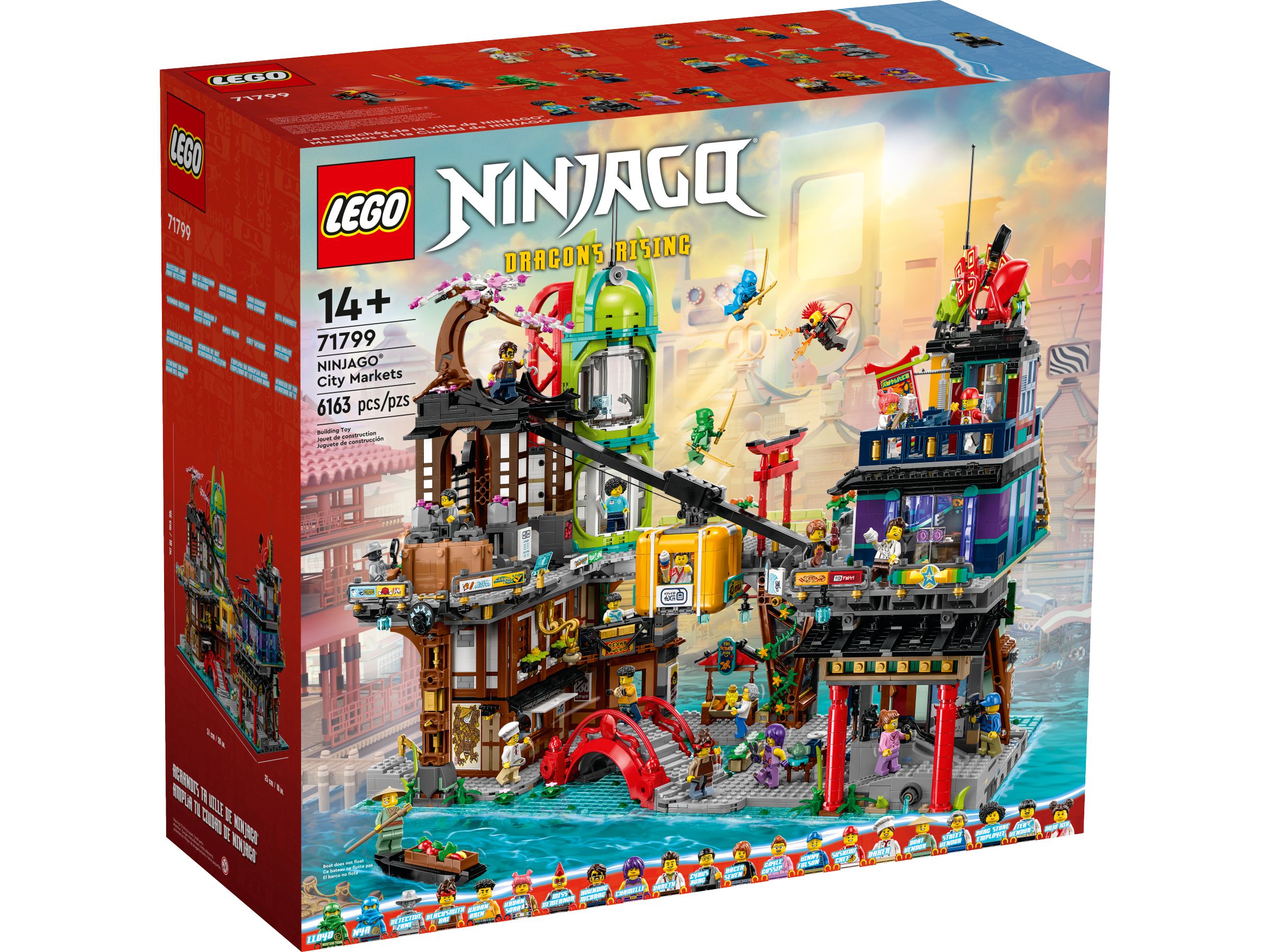 Конструктор <b>LEGO</b> <b>Ninjago</b> 71799 Городской рынок Тип: классический Материал: ...