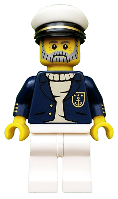 Минифигурка LEGO Sea Captain, Series 10 col154