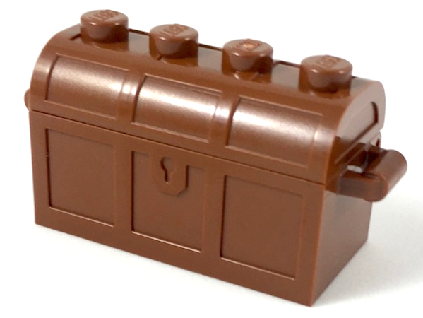 Сундук Lego Container, Treasure Chest with Slots in Back and (Same Color) Thick Hinge Curved Lid (4738a / 4739a) 4738ac01