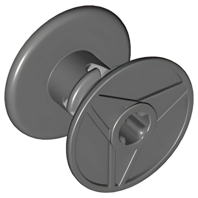 Деталь LEGO String Reel 3 x 2 x 3 Drum with Axle Hole 32012 Dark Bluish Gray N