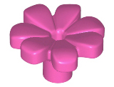 Plant Flower with Bar and Small Pin Hole, 32606 Dark Pink U