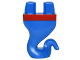 Lower Body, Genie with Red Belt Pattern, 98376pb02  