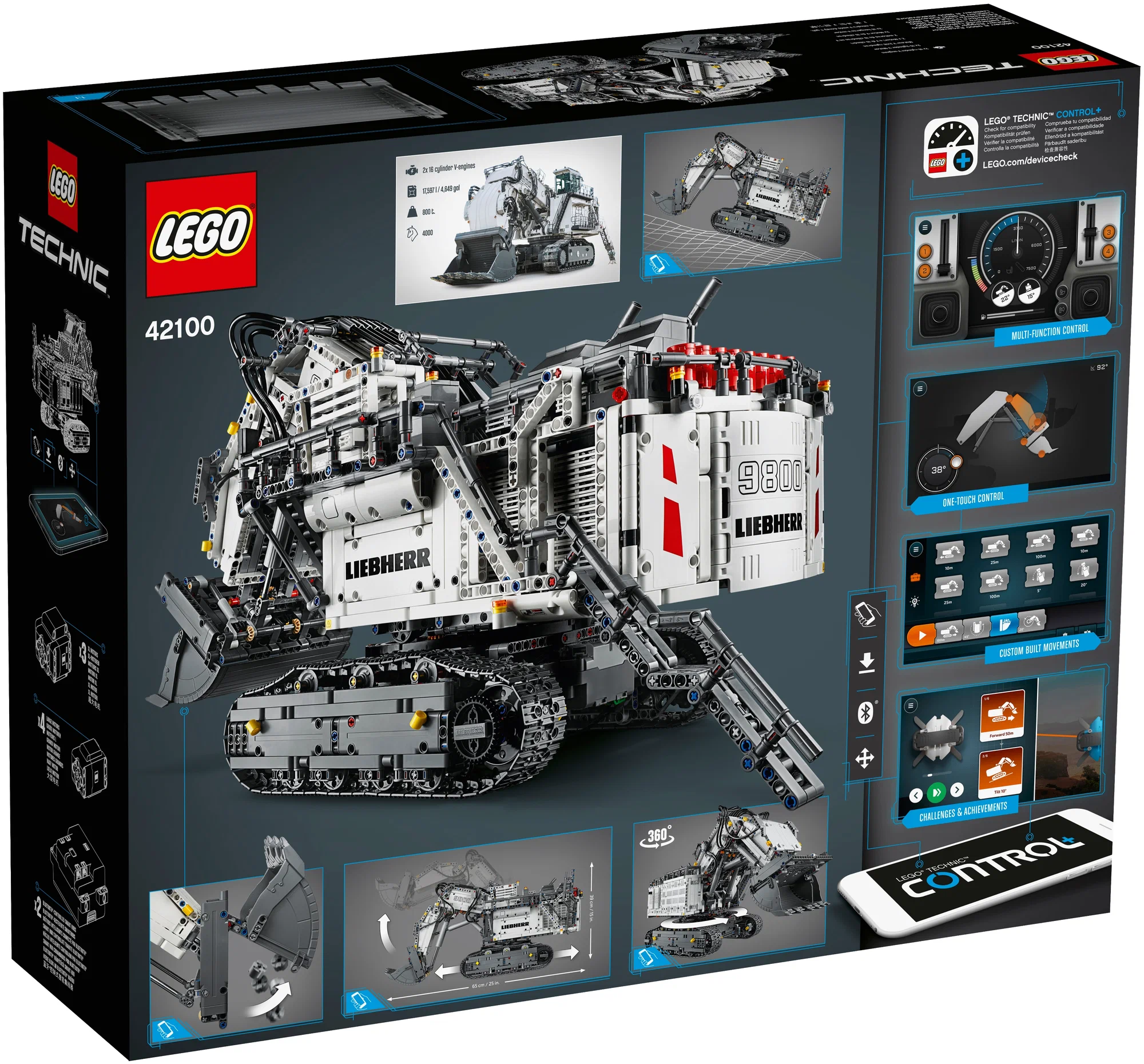 Конструктор LEGO Technic 42100 Экскаватор Liebherr R9800 Excavator в  магазине Shop-device