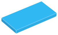 Tile 2 x 4, 87079 Dark Azure N