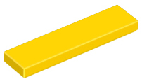 Tile 1 x 4, 2431 Yellow N