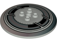 Dish 6 x 6 Inverted (Radar) - Hollow Studs with SW AT-AT/AT-TE Pattern, 44375apb01