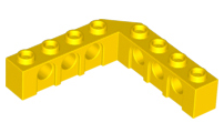 Technic, Brick 5 x 5 Right Angle (1 x 4 - 1 x 4), 32555 Yellow U