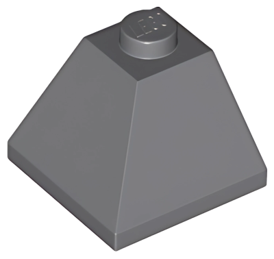 Деталь LEGO Lego Slope 45 2 x 2 Double Convex Corner 3045 Dark Bluish Gray U
