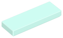 Tile 1 x 3, 63864 Light Aqua U