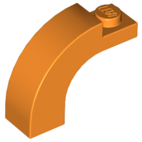 Arch 1 x 3 x 2 Curved Top, 6005 Orange U