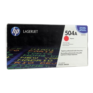 Картридж HP CE253A 504A Magenta пурпурный оригинальный Color LaserJet CP3525dn, CP3525n, CP3525x, CM3530, CM3530fs