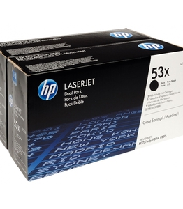 Набор картриджей HP Q7553XD Black