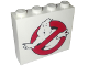 Brick 1 x 4 x 3 with Ghostbusters Logo Pattern, 49311pb013