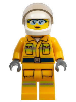 Минифигурка Lego Fire - Reflective Stripes cty0961 Used