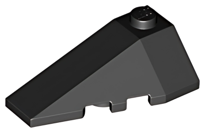 Деталь LEGO Клиновидная пластина Lego Wedge 4 x 2 Triple Left 43710 Black U
