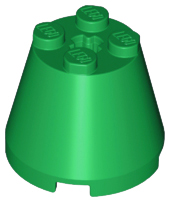 Cone 3 x 3 x 2, 6233 Green U
