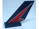 Tail Shuttle with Red Lightning on Dark Blue Background Pattern Model Right Side (Sticker) - Set 60177, 6239pb086R  