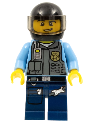 Минифигурка Lego Police - LEGO City Undercover Elite Police Motorcycle Officer cty0357 U