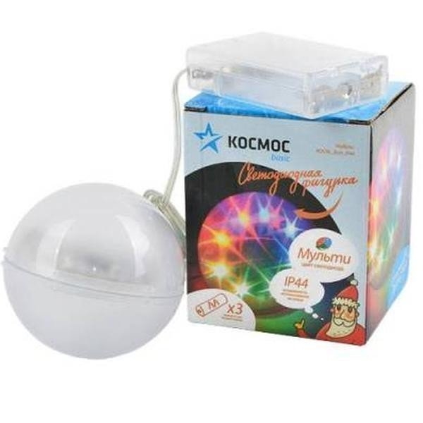 Светильник КОСМОС KOCNL_8cm_IP44 шар, цвет свечения мульти от магазина Shop-device