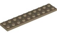 Plate 2 x 10, 3832 Dark Tan U
