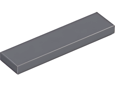 Деталь LEGO Tile 1 x 4 2431 (35371, 75703, 91143, 100687) Dark Bluish Gray U