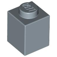 Brick 1 x 1, 3005 Sand Blue N