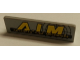 Panel 1 x 4 x 1 with 'A.I.M. ADVANCED IDEA MECHANICS' Pattern (Sticker) - Set 76018, 30413pb053  