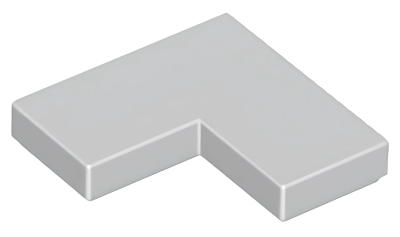 Деталь LEGO Уголок Lego Tile 2 x 2 Corner 14719 Light Bluish Gray U