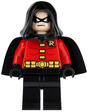 Минифигурка Lego Super Heroes Robin - Black Cape and Hood sh059